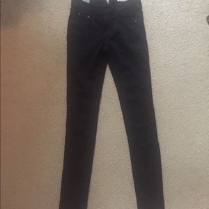 Rag and Bone Black Plush Jeggings